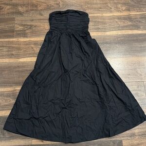 Abercrombie & Fitch Strapless Midi Dress